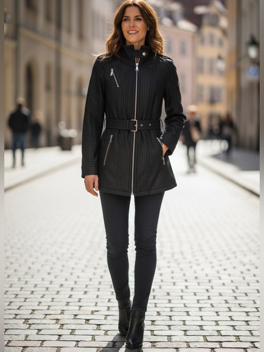 MICHEAL Michael Kors Missy Faux  Jacket